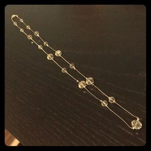 Crystal ball necklace